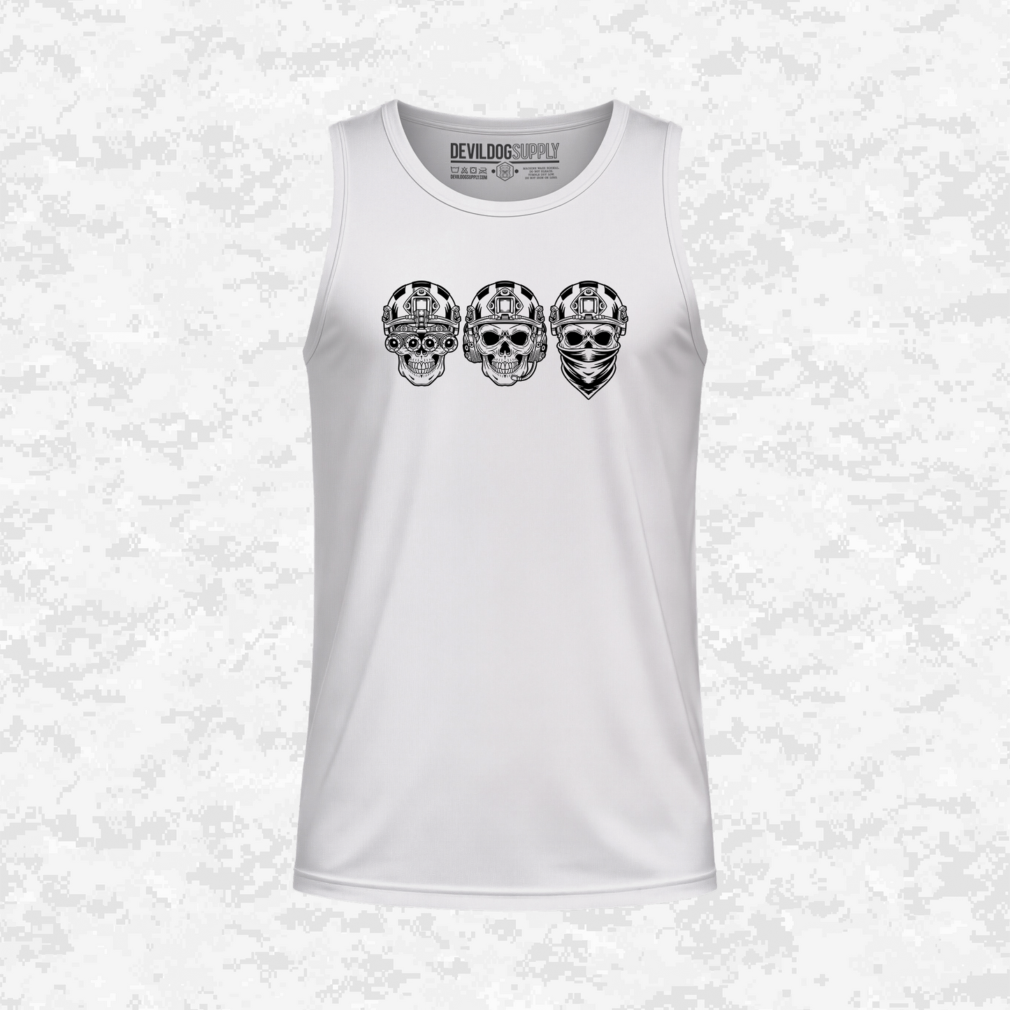 Shadow Discipline: Sight, Sound, Speech | DRIFIT Sleeveless, Tank, Sleeveless Hoodie