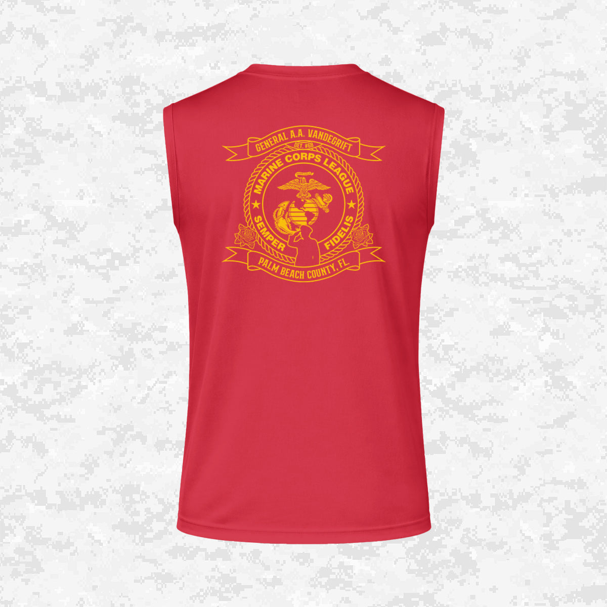 Marine Corps League | General A.A. Vandegrift Detachment #68 | DRIFIT Sleeveless, Tank, Sleeveless Hoodie