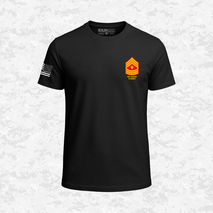 Born in a Bar, Special USMC Ranks Edition, T-Shirt