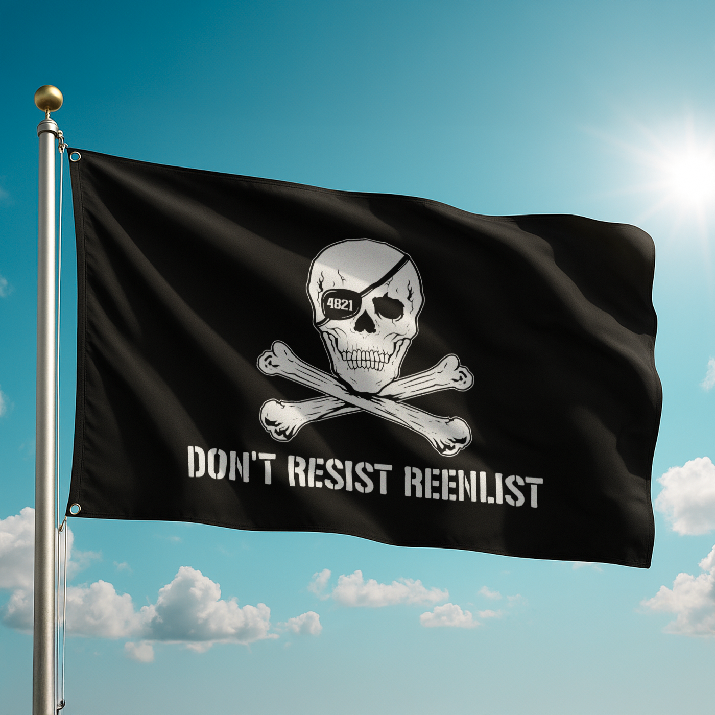 Dont Resist Reenlist | 3x5 ft Flag