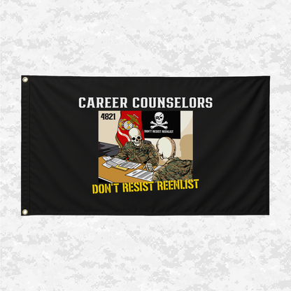 Career Counselors | Dont Resist Reenlist | 3x5 ft Flag