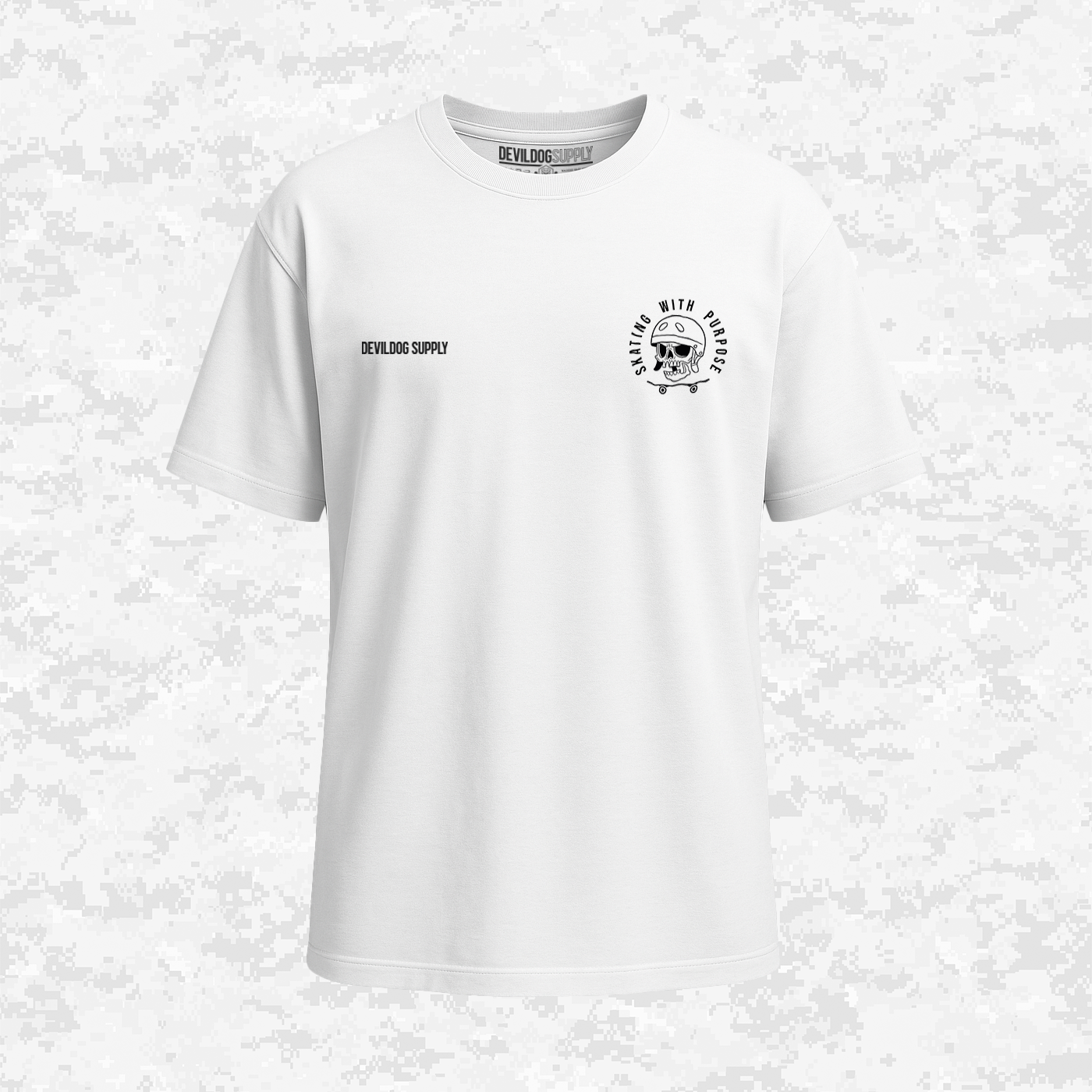 Skating With Purpose | (Marpat Forest) | Oversize T-shirt