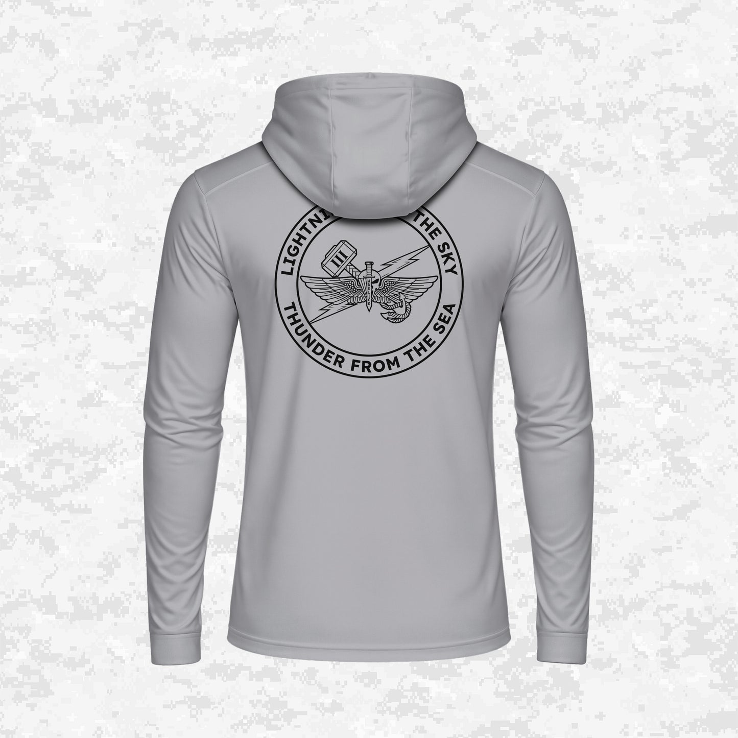 3rd ANGLICO | Lightning From The Sky, Thunder From The Sea | DRIFIT Long sleeve, Hoodie