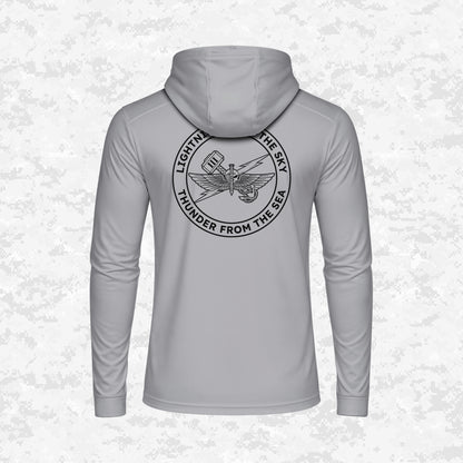 3rd ANGLICO | Lightning From The Sky, Thunder From The Sea | DRIFIT Long sleeve, Hoodie
