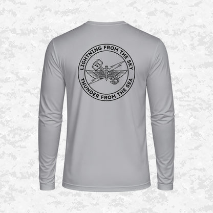 6th ANGLICO | Lightning From The Sky, Thunder From The Sea | DRIFIT Long sleeve, Hoodie