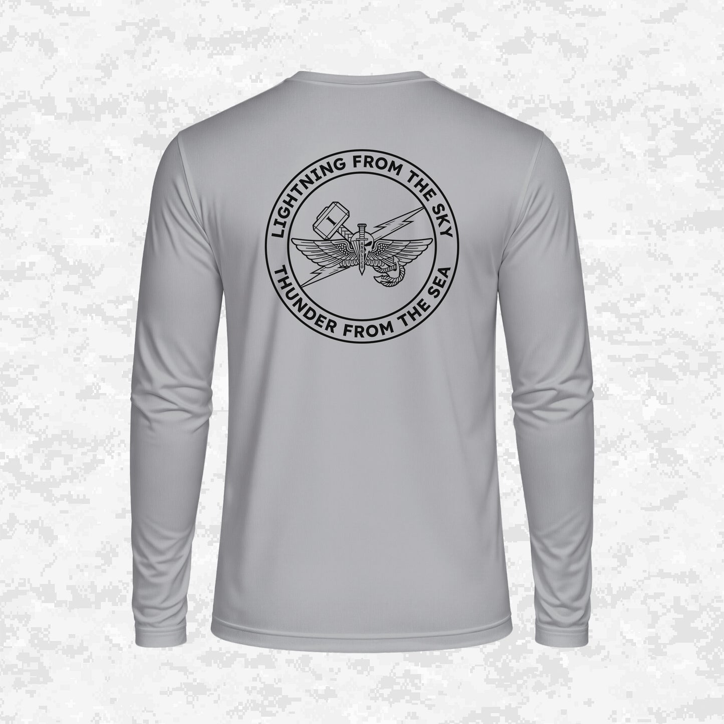 1st ANGLICO | Lightning From The Sky, Thunder From The Sea | DRIFIT Long sleeve, Hoodie