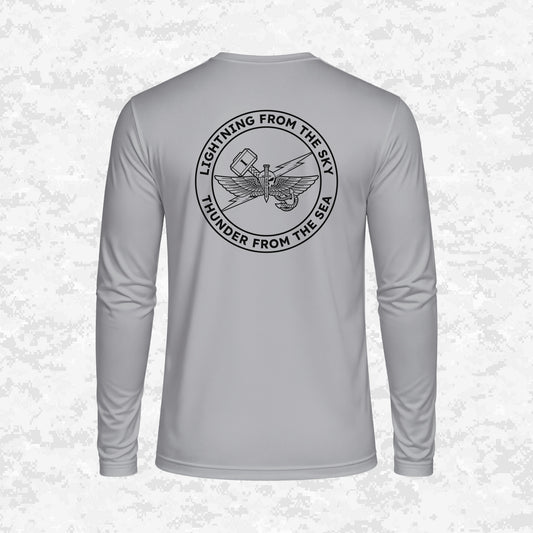 1st ANGLICO | Lightning From The Sky, Thunder From The Sea | DRIFIT Long sleeve, Hoodie