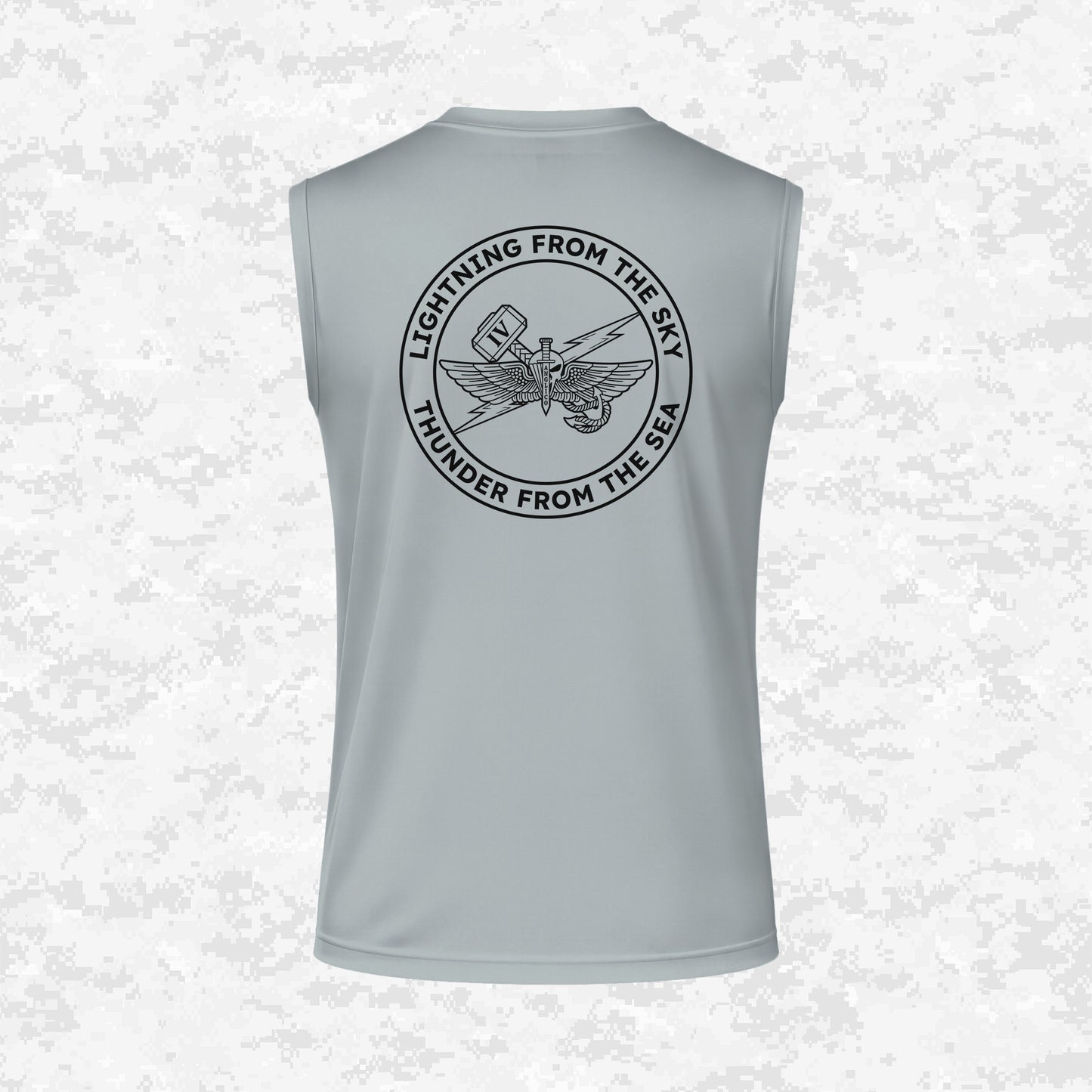 4th ANGLICO | Lightning From The Sky, Thunder From The Sea | DRIFIT Sleeveless, Tank, Sleeveless Hoodie
