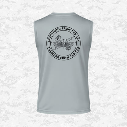 4th ANGLICO | Lightning From The Sky, Thunder From The Sea | DRIFIT Sleeveless, Tank, Sleeveless Hoodie