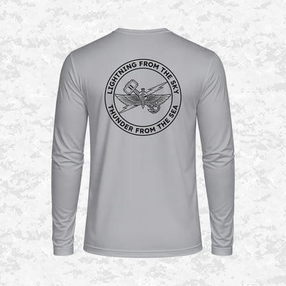 2nd ANGLICO | Lightning From The Sky, Thunder From The Sea | DRIFIT Long sleeve, Hoodie