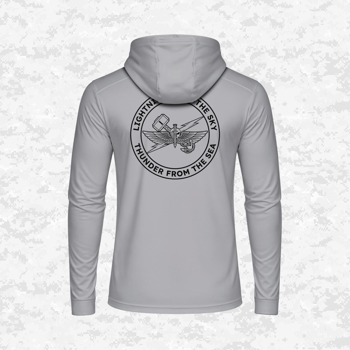 1st ANGLICO | Lightning From The Sky, Thunder From The Sea | DRIFIT Long sleeve, Hoodie