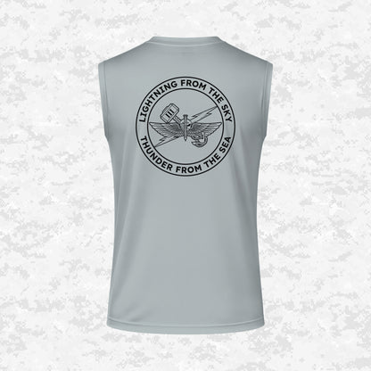 3rd ANGLICO | Lightning From The Sky, Thunder From The Sea | DRIFIT Sleeveless, Tank, Sleeveless Hoodie