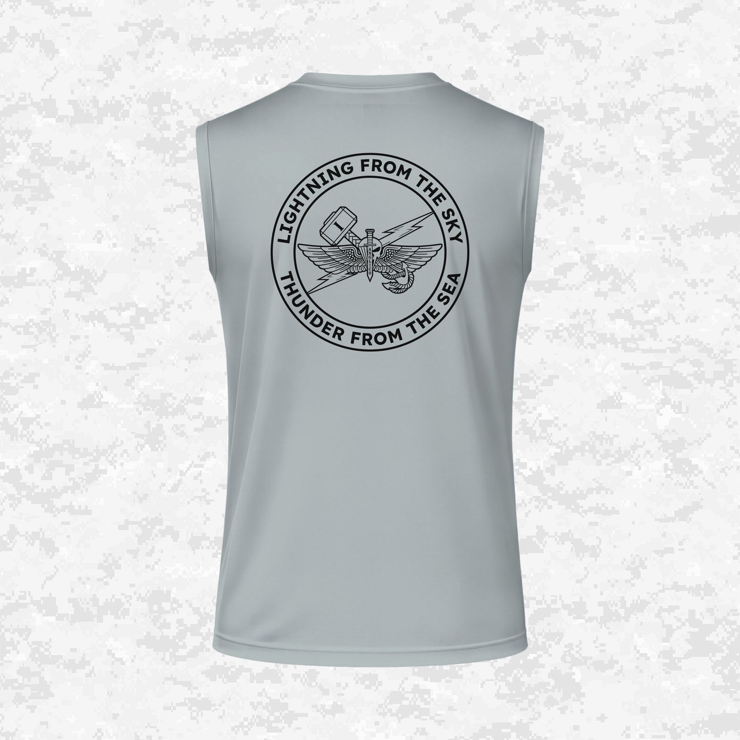 1st ANGLICO | Lightning From The Sky, Thunder From The Sea | DRIFIT Sleeveless, Tank, Sleeveless Hoodie