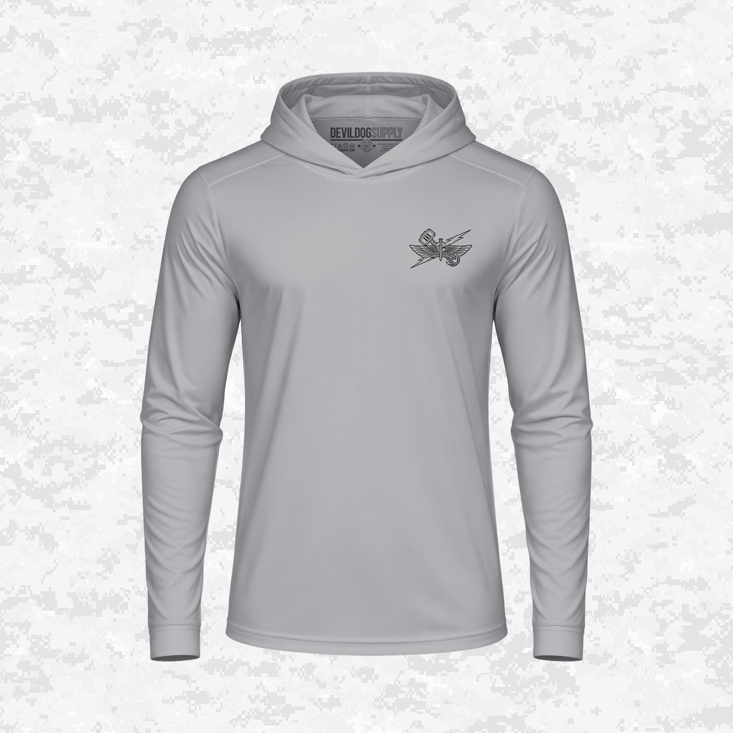 3rd ANGLICO | Lightning From The Sky, Thunder From The Sea | DRIFIT Long sleeve, Hoodie