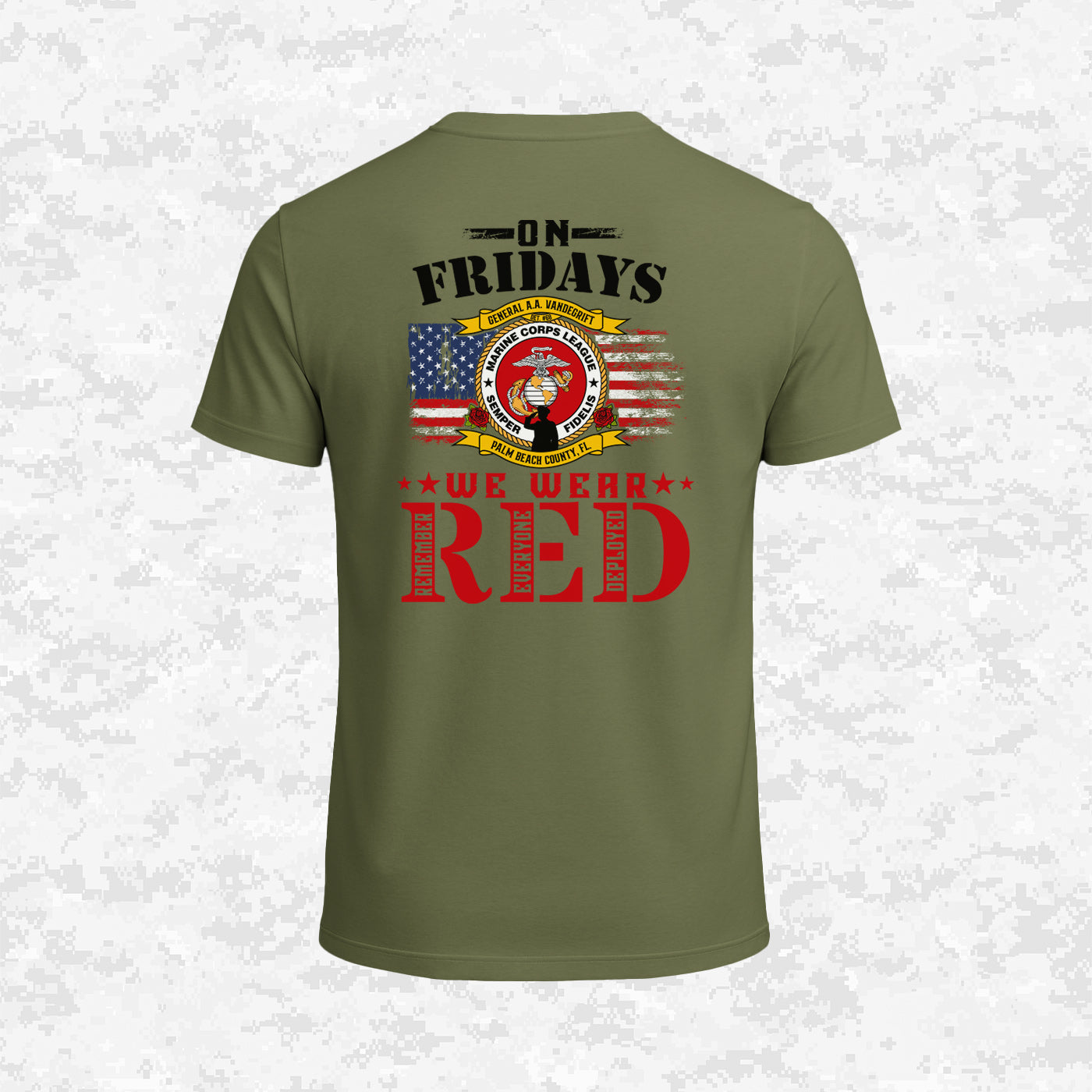 RED FRIDAY | DET. #68 GENERAL A.A. VANDEGRIFT | T-shirt