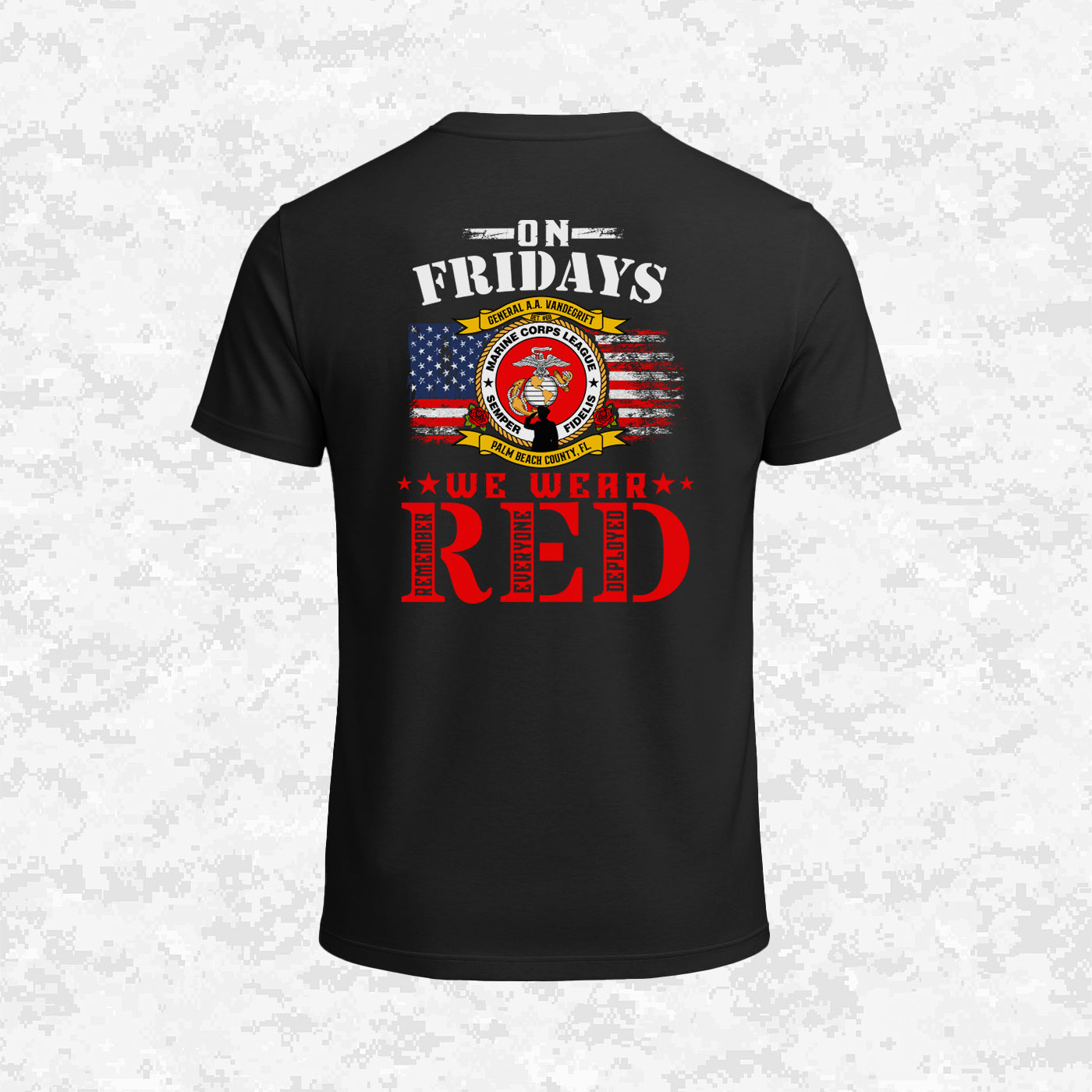 RED FRIDAY | DET. #68 GENERAL A.A. VANDEGRIFT | T-shirt