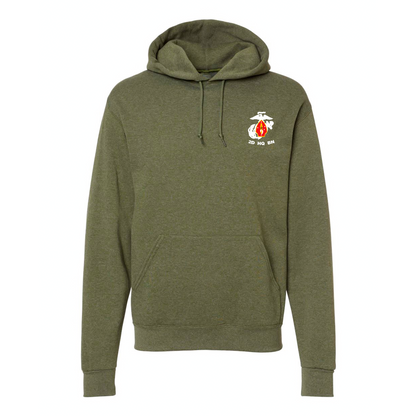 Headquarters Battalion 2nd Marine Division Unit ¨The Silent Second¨ Hoodie