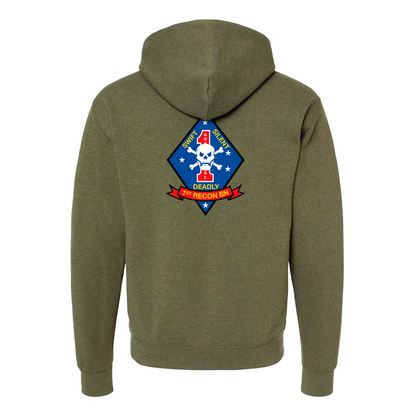 1st Reconnaissance Battalion Unit ¨Swift, Silent, Deadly¨ Hoodie