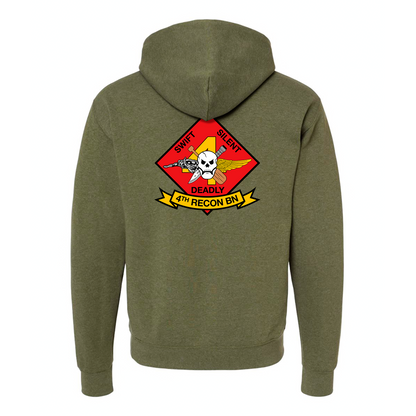 4th Reconnaissance Battalion Unit ¨Swift, Silent, Deadly¨ #2 Hoodie