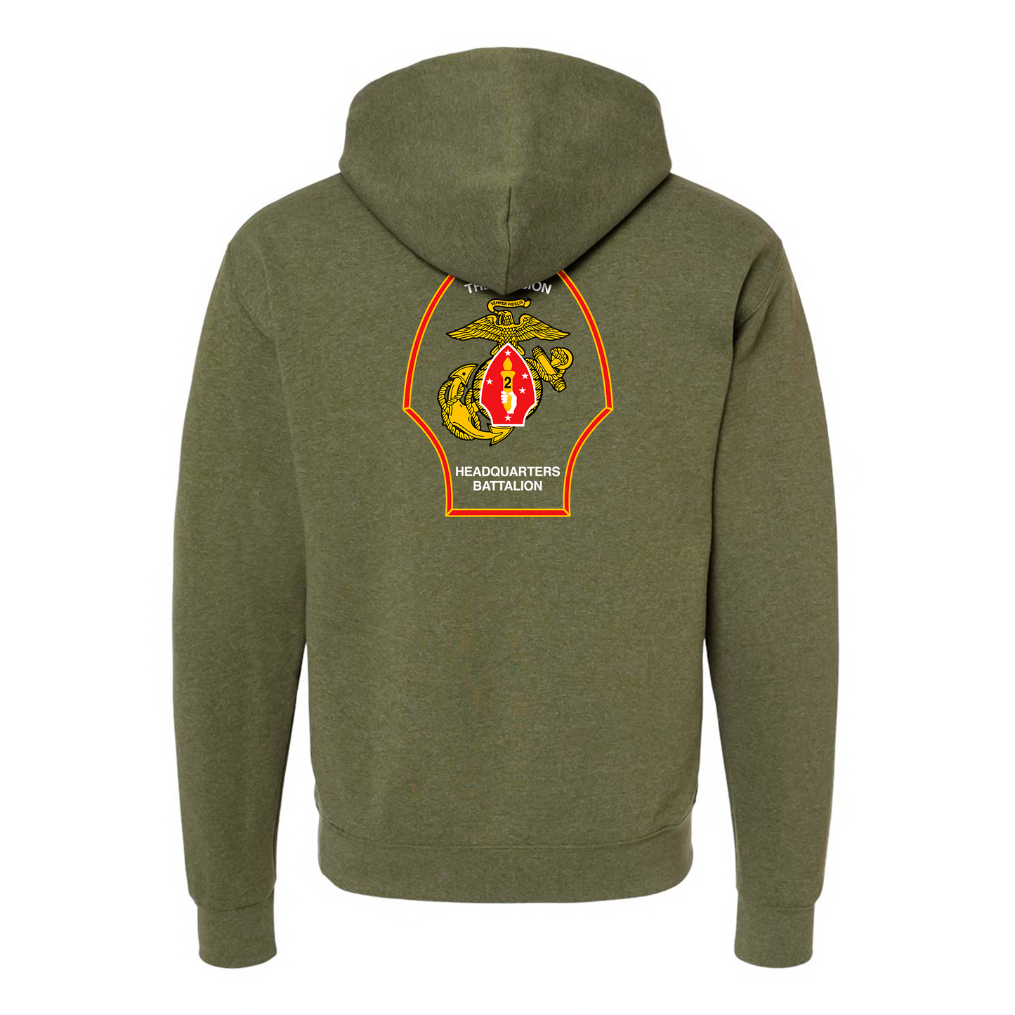 Headquarters Battalion 2nd Marine Division Unit ¨ The Silent Second¨ Hoddie