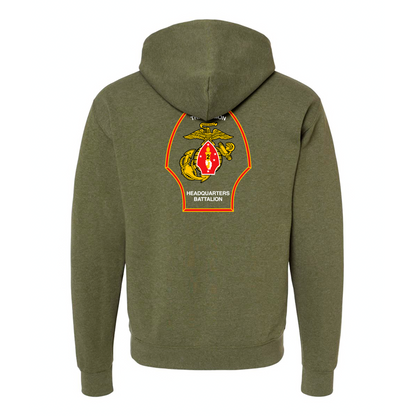 Headquarters Battalion 2nd Marine Division Unit ¨The Silent Second¨ Hoodie