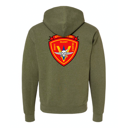 5th Reconnaissance Battalion Unit ¨Swift, Silent, Deadly¨ Hoodie