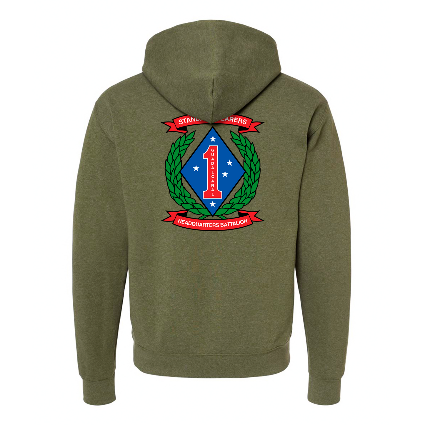 Headquarters Battalion 1st Marine Division ¨Standard Bearers¨ Hoddie