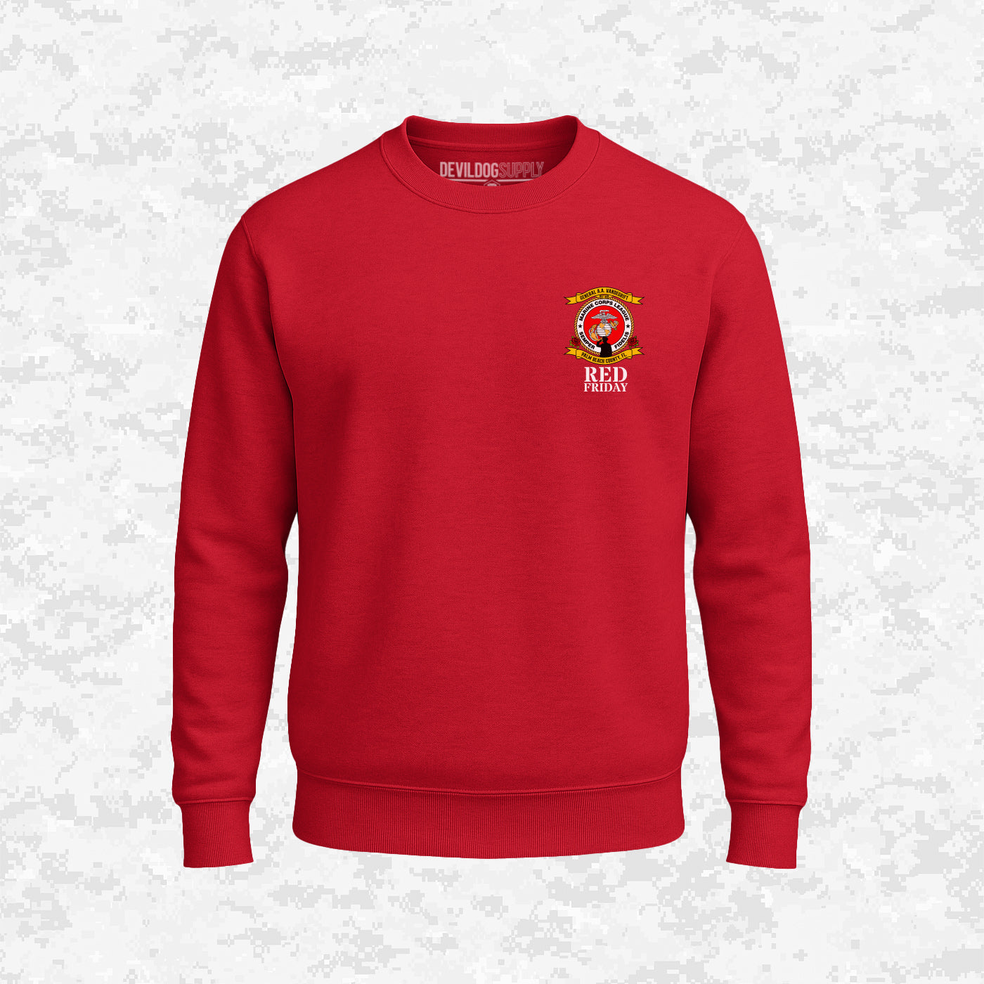 RED FRIDAY | DET. #68 GENERAL A.A. VANDEGRIFT | Sweatshirt
