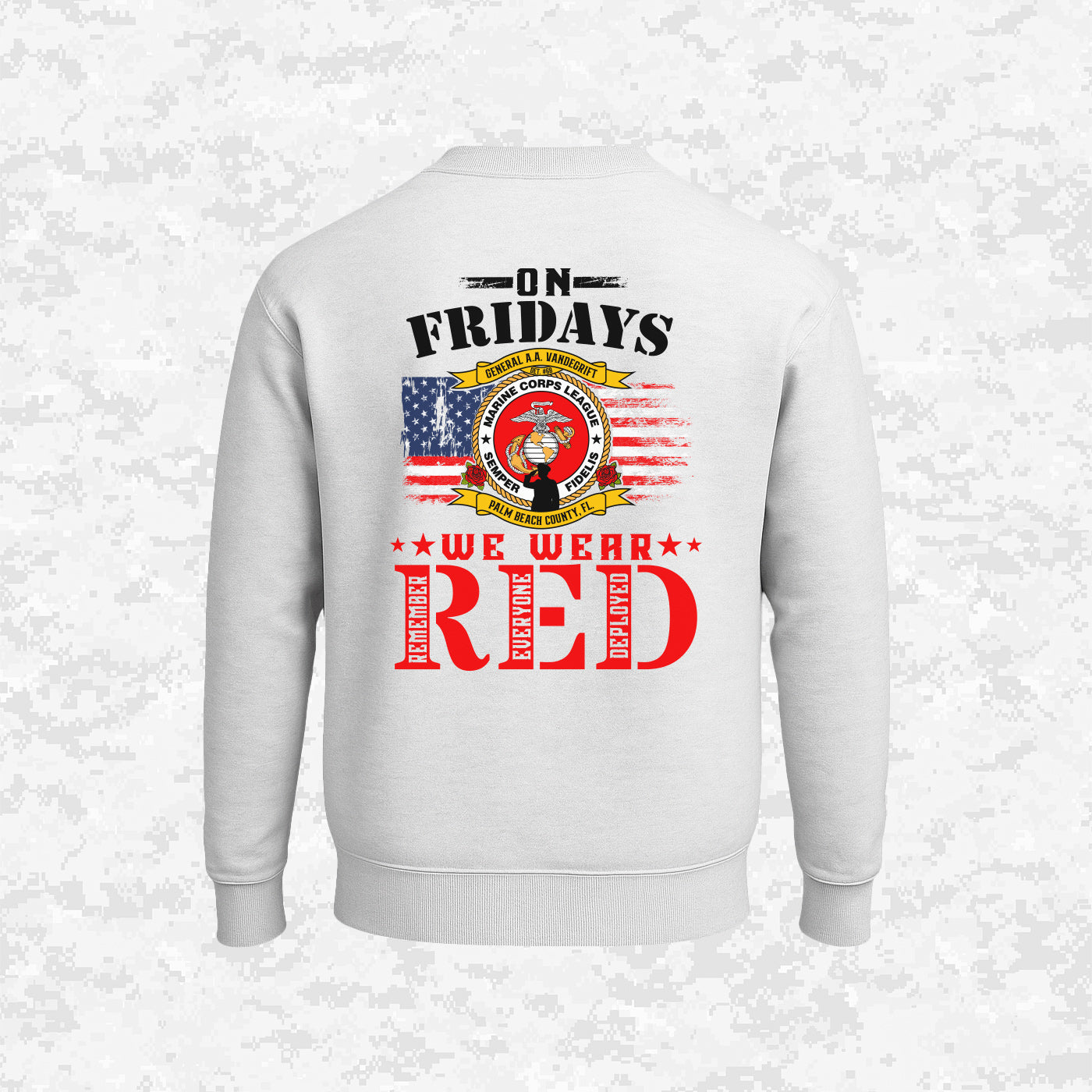 RED FRIDAY | DET. #68 GENERAL A.A. VANDEGRIFT | Sweatshirt