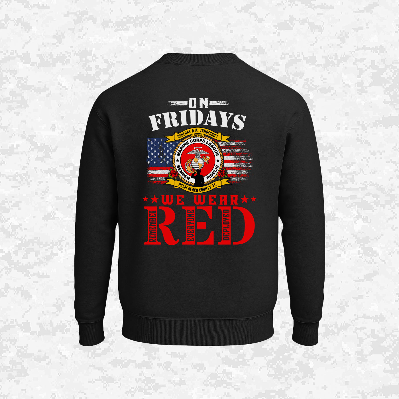 RED FRIDAY | DET. #68 GENERAL A.A. VANDEGRIFT | Sweatshirt