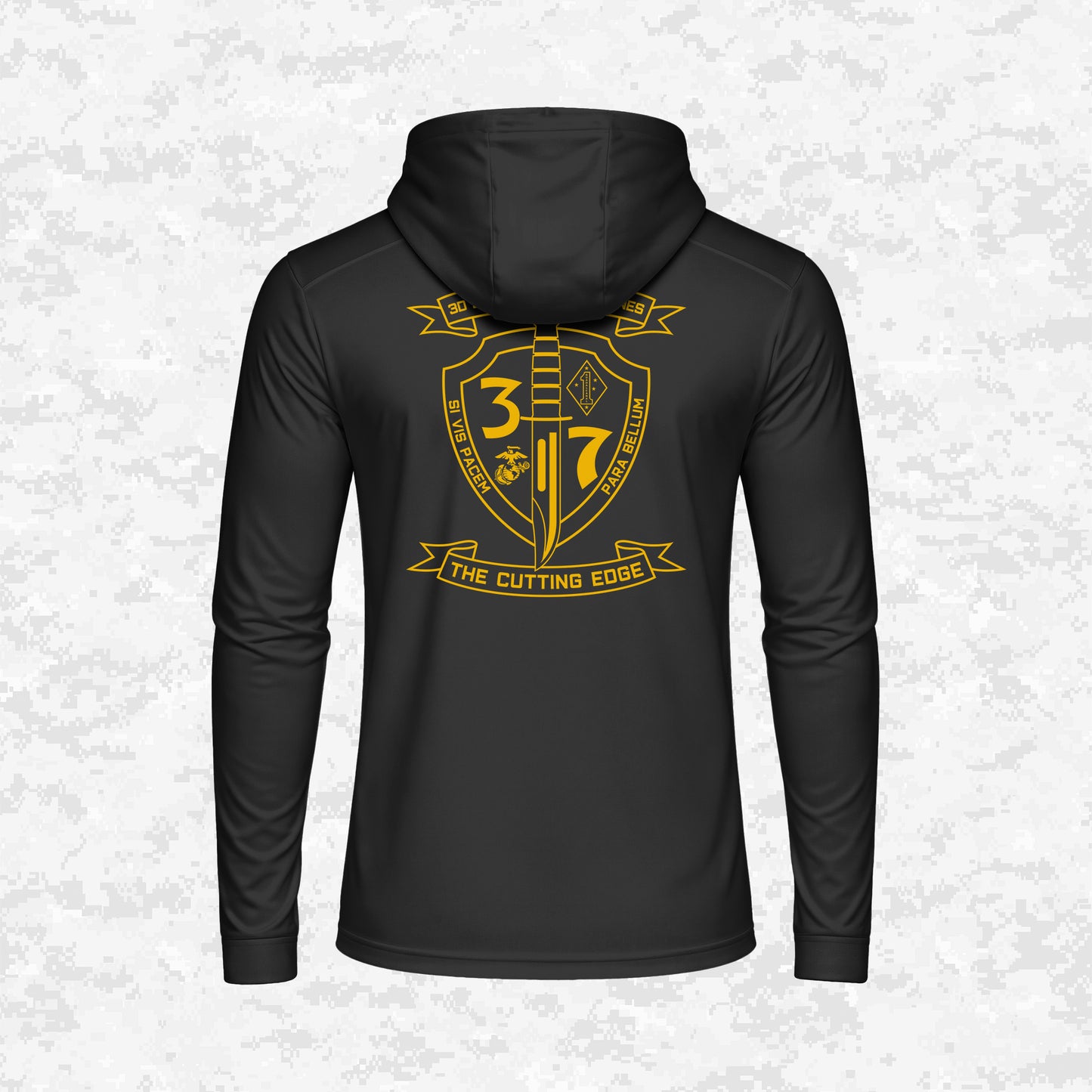 3rd Battalion 7th Marines Unit "The Cutting Edge" DRIFIT Long sleeve, Hoodie