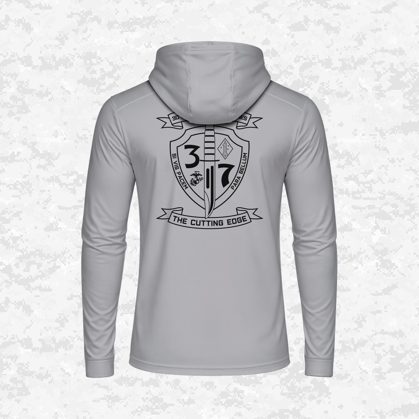 3rd Battalion 7th Marines Unit "The Cutting Edge" DRIFIT Long sleeve, Hoodie