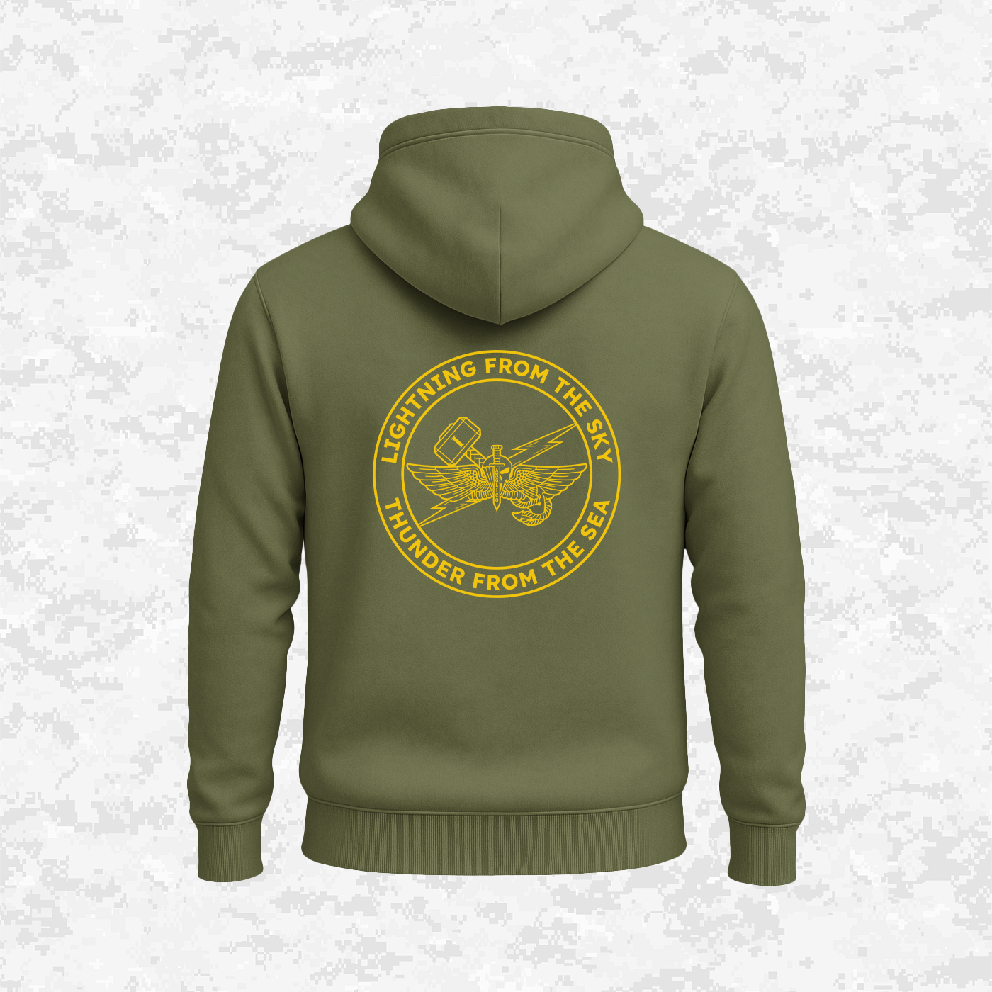 1st ANGLICO | Lightning From The Sky, Thunder From The Sea | Hoodie