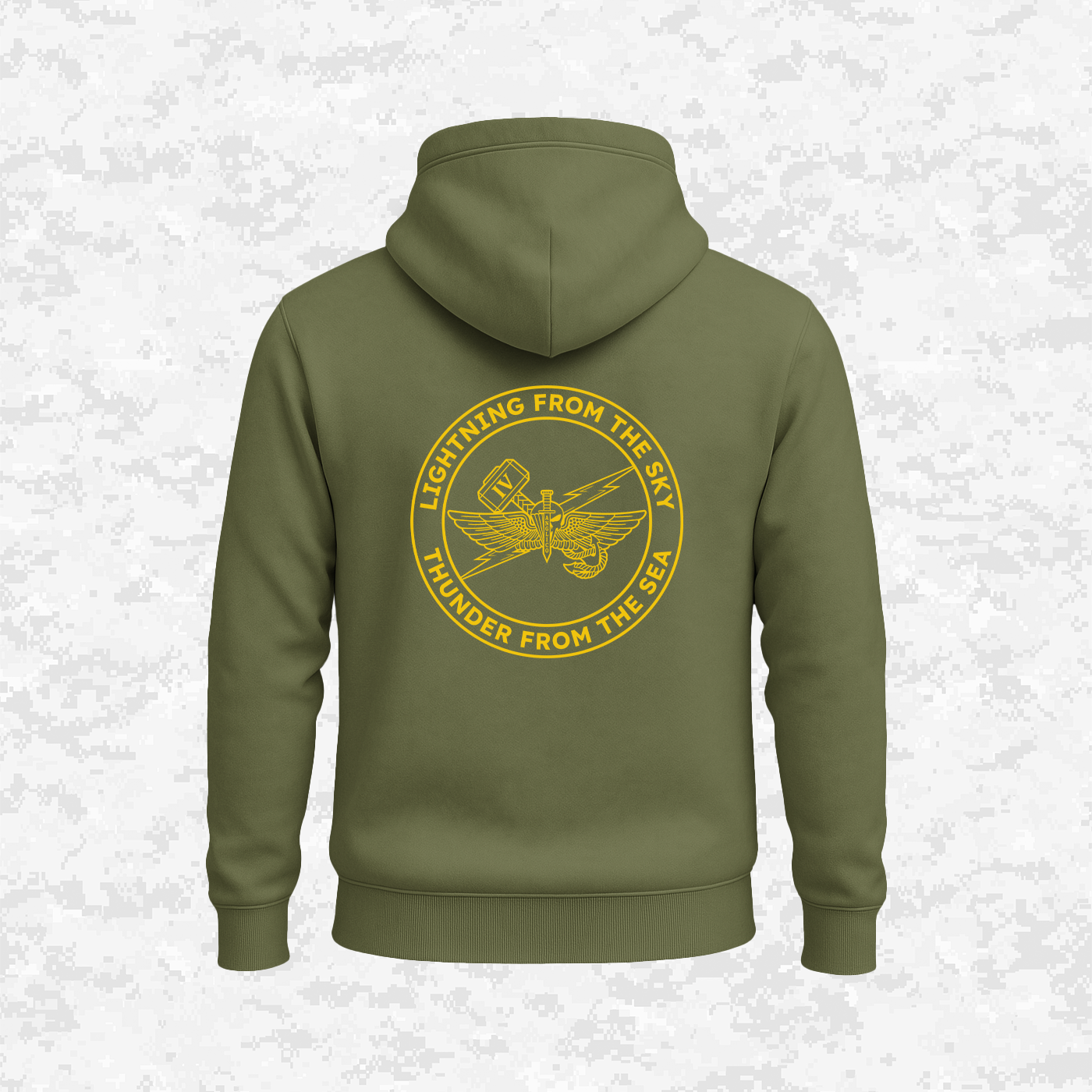 4th ANGLICO | Lightning From The Sky, Thunder From The Sea | Hoodie