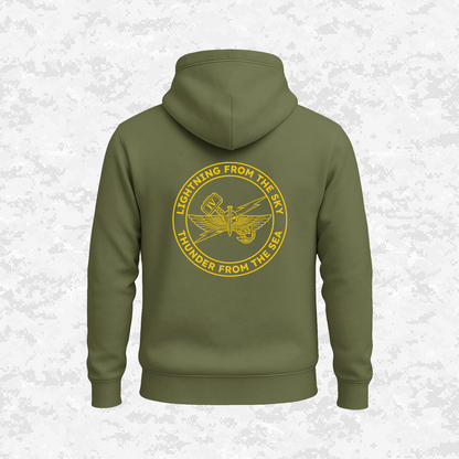 4th ANGLICO | Lightning From The Sky, Thunder From The Sea | Hoodie