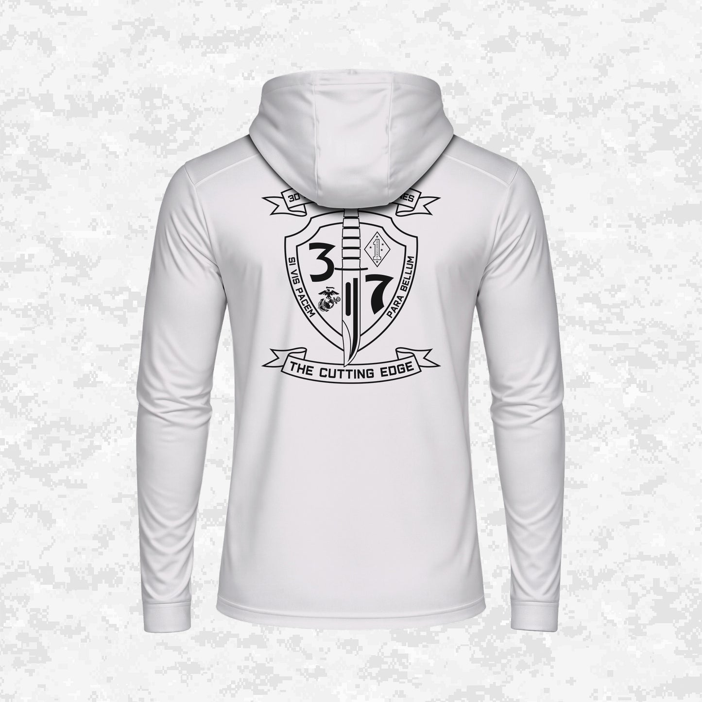 3rd Battalion 7th Marines Unit "The Cutting Edge" DRIFIT Long sleeve, Hoodie