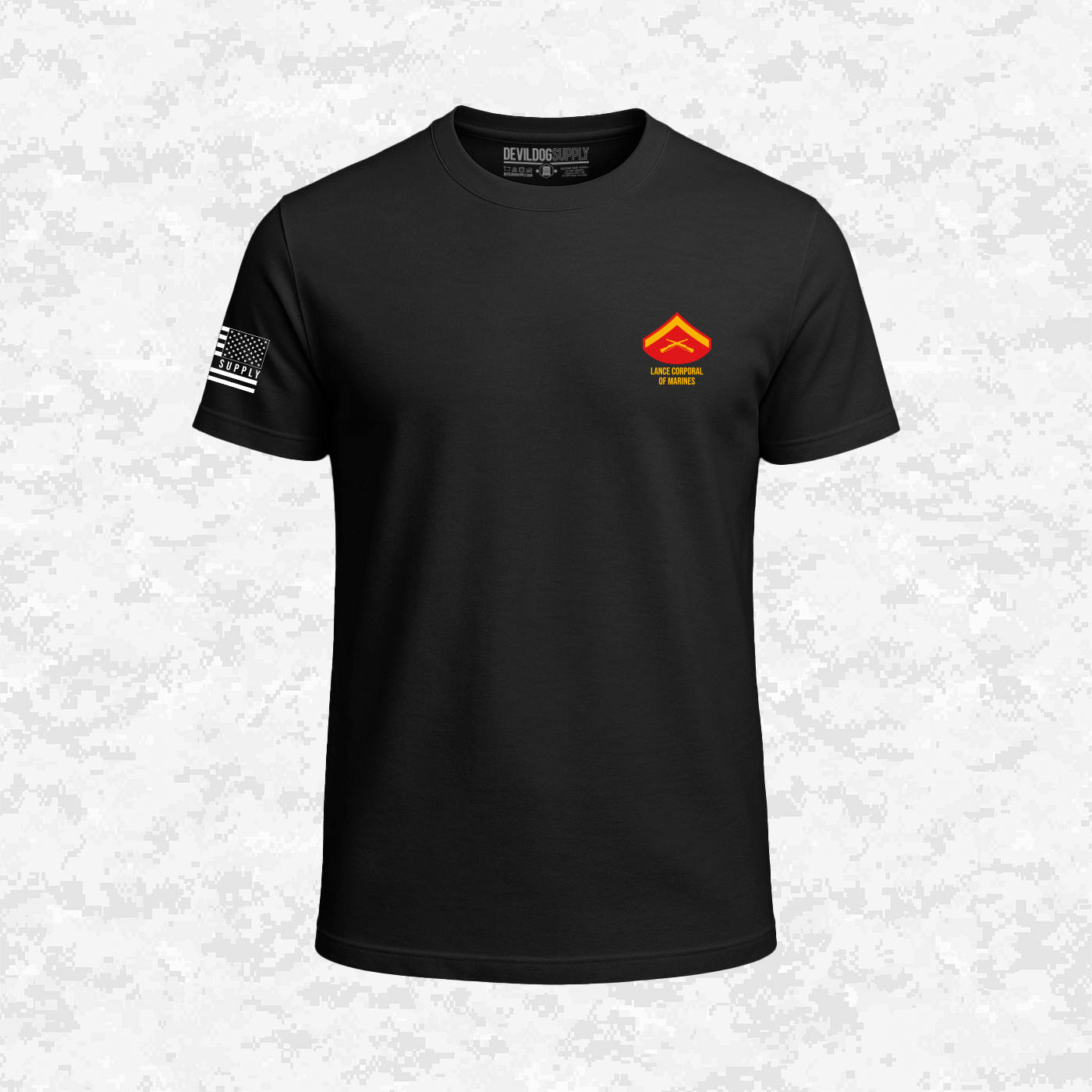 Born in a Bar, Special USMC Ranks Edition, T-Shirt