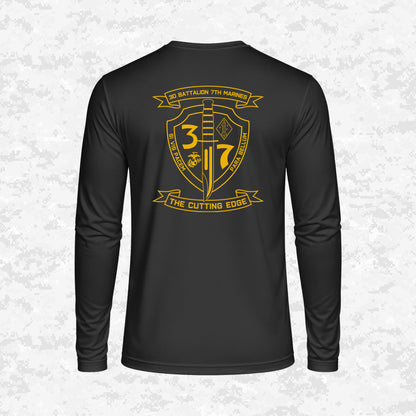 3rd Battalion 7th Marines Unit "The Cutting Edge" DRIFIT Long sleeve, Hoodie
