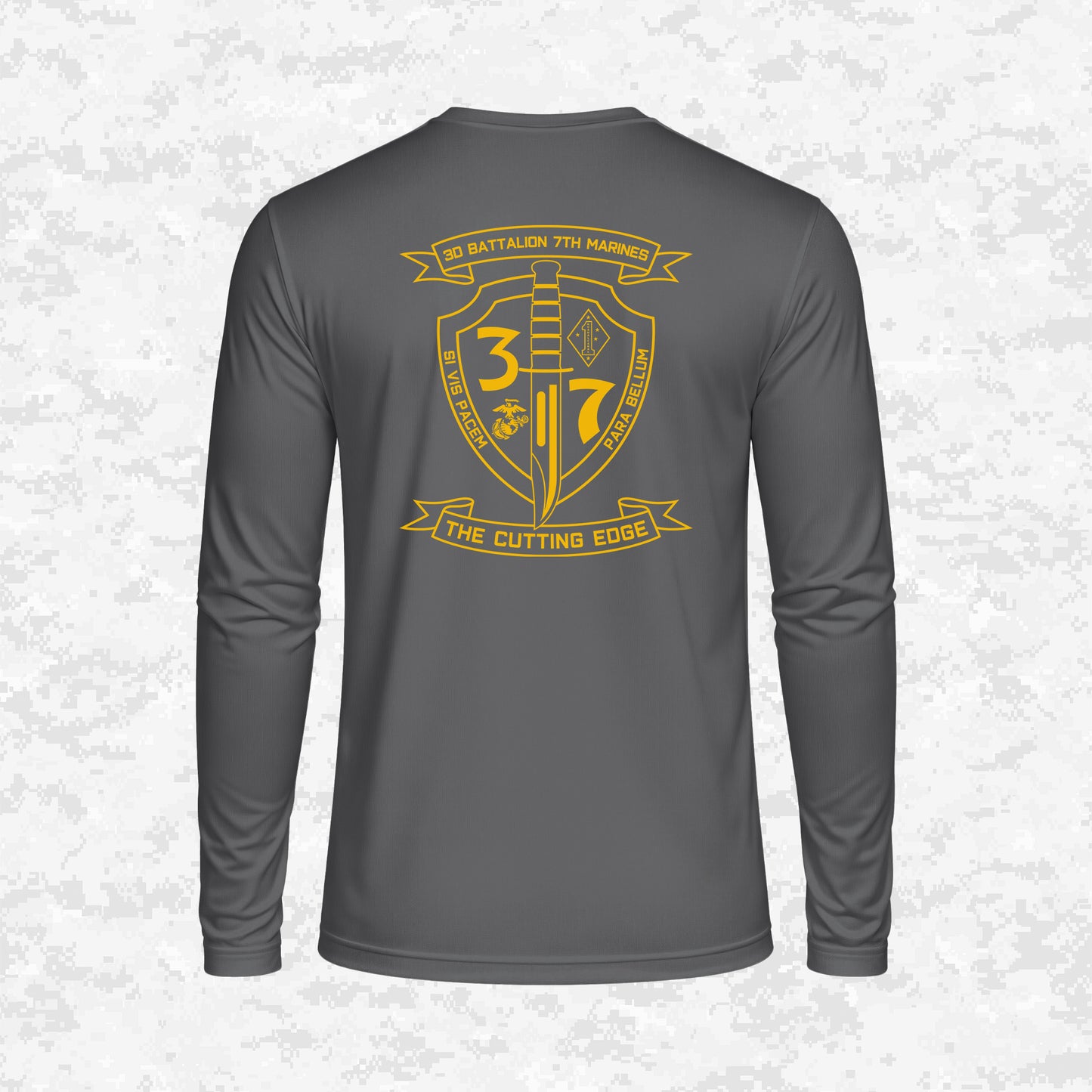 3rd Battalion 7th Marines Unit "The Cutting Edge" DRIFIT Long sleeve, Hoodie