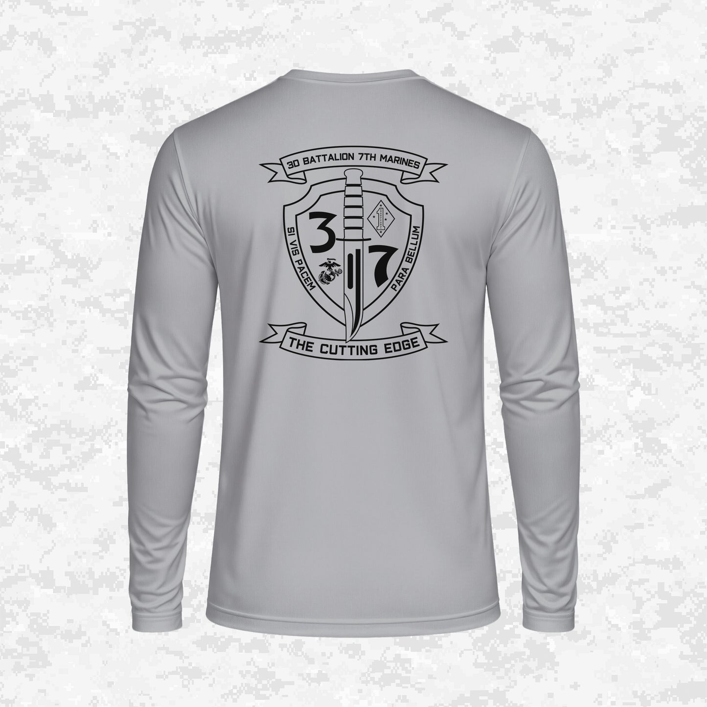 3rd Battalion 7th Marines Unit "The Cutting Edge" DRIFIT Long sleeve, Hoodie