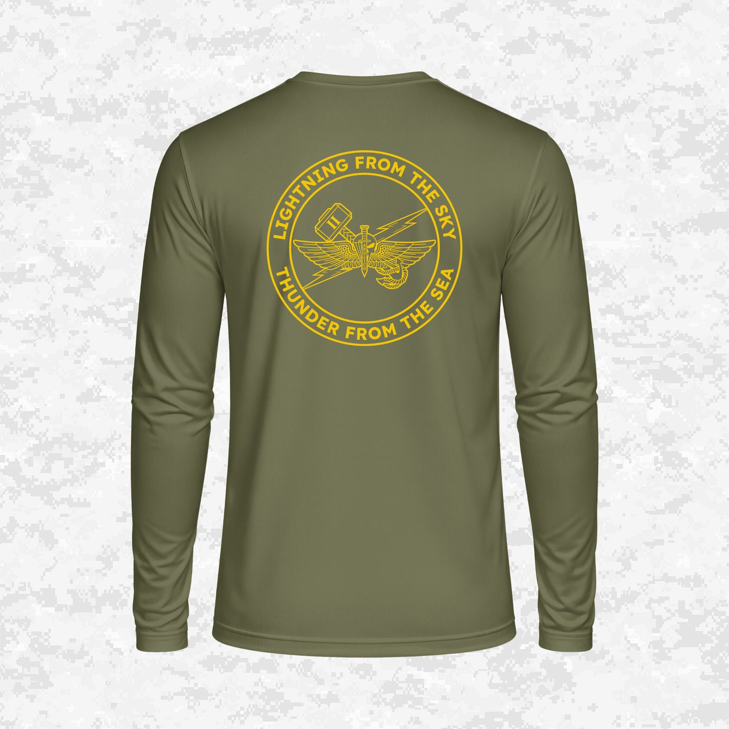 2nd ANGLICO | Lightning From The Sky, Thunder From The Sea | DRIFIT Long sleeve, Hoodie