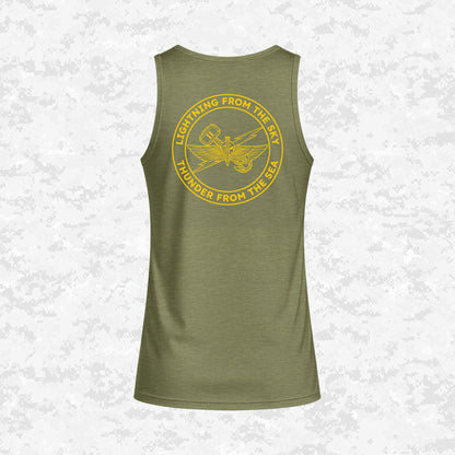 2nd ANGLICO | Lightning From The Sky, Thunder From The Sea | DRIFIT Sleeveless, Tank, Sleeveless Hoodie