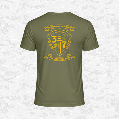 3rd Battalion 7th Marines Unit "The Cutting Edge" DRIFIT Shirt