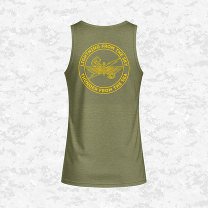 4th ANGLICO | Lightning From The Sky, Thunder From The Sea | DRIFIT Sleeveless, Tank, Sleeveless Hoodie
