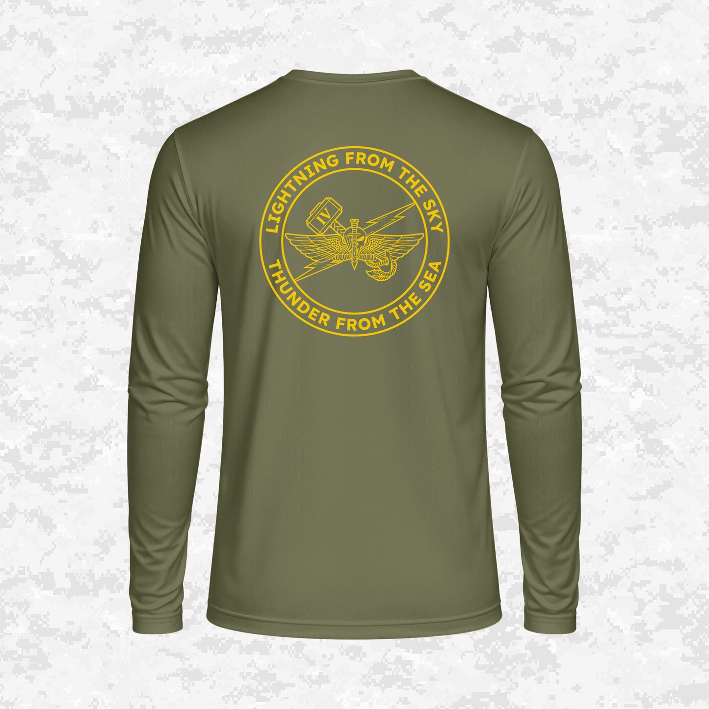 4th ANGLICO | Lightning From The Sky, Thunder From The Sea | DRIFIT Long sleeve, Hoodie