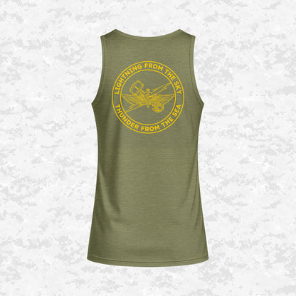 1st ANGLICO | Lightning From The Sky, Thunder From The Sea | DRIFIT Sleeveless, Tank, Sleeveless Hoodie