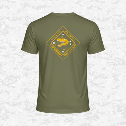 4th Assault Amphibian Battalion "4th Tracks" DRIFIT Shirt