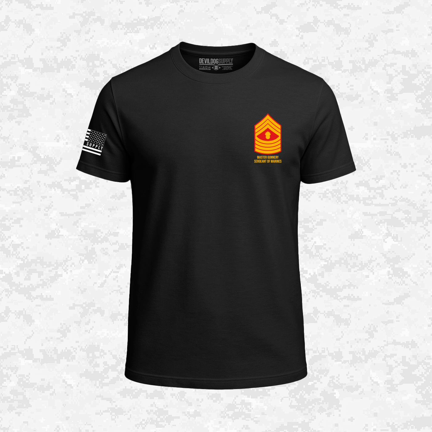 Born in a Bar, Special USMC Ranks Edition, T-Shirt