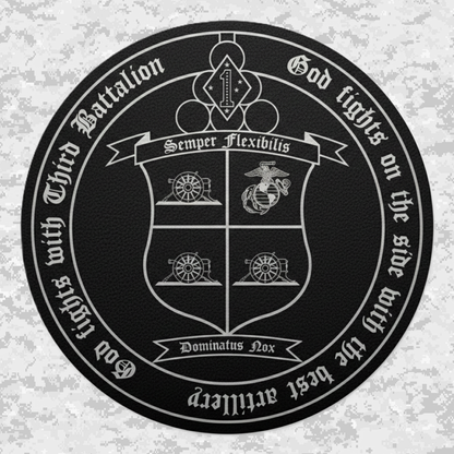 3rd Battalion 11th Marines Unit "Thunder" | Leather Patch | Velcro Backed