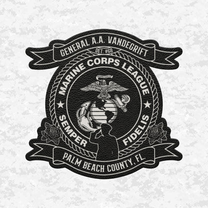 Marine Corps League | General A.A. Vandegrift Detachment #68 | Leather Patch